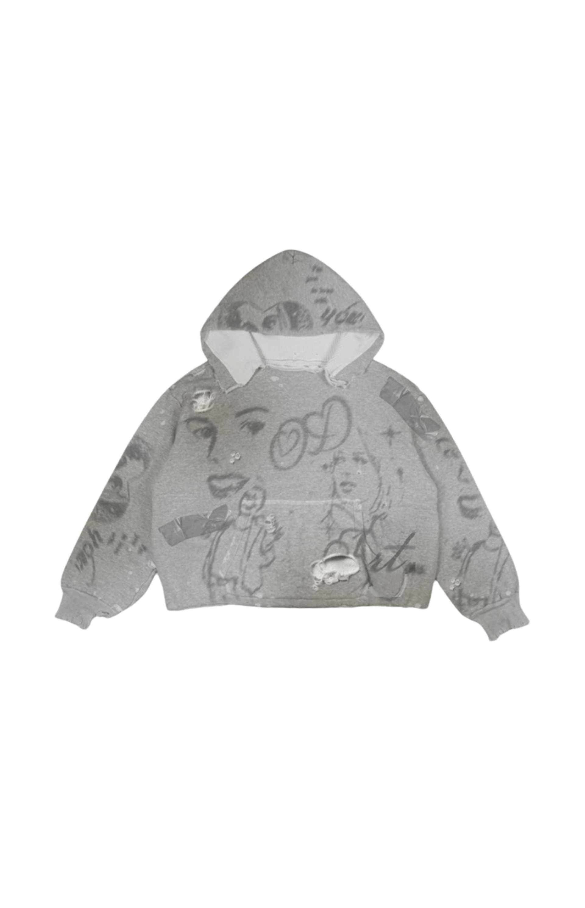 DESTROYED LUV HOODIE