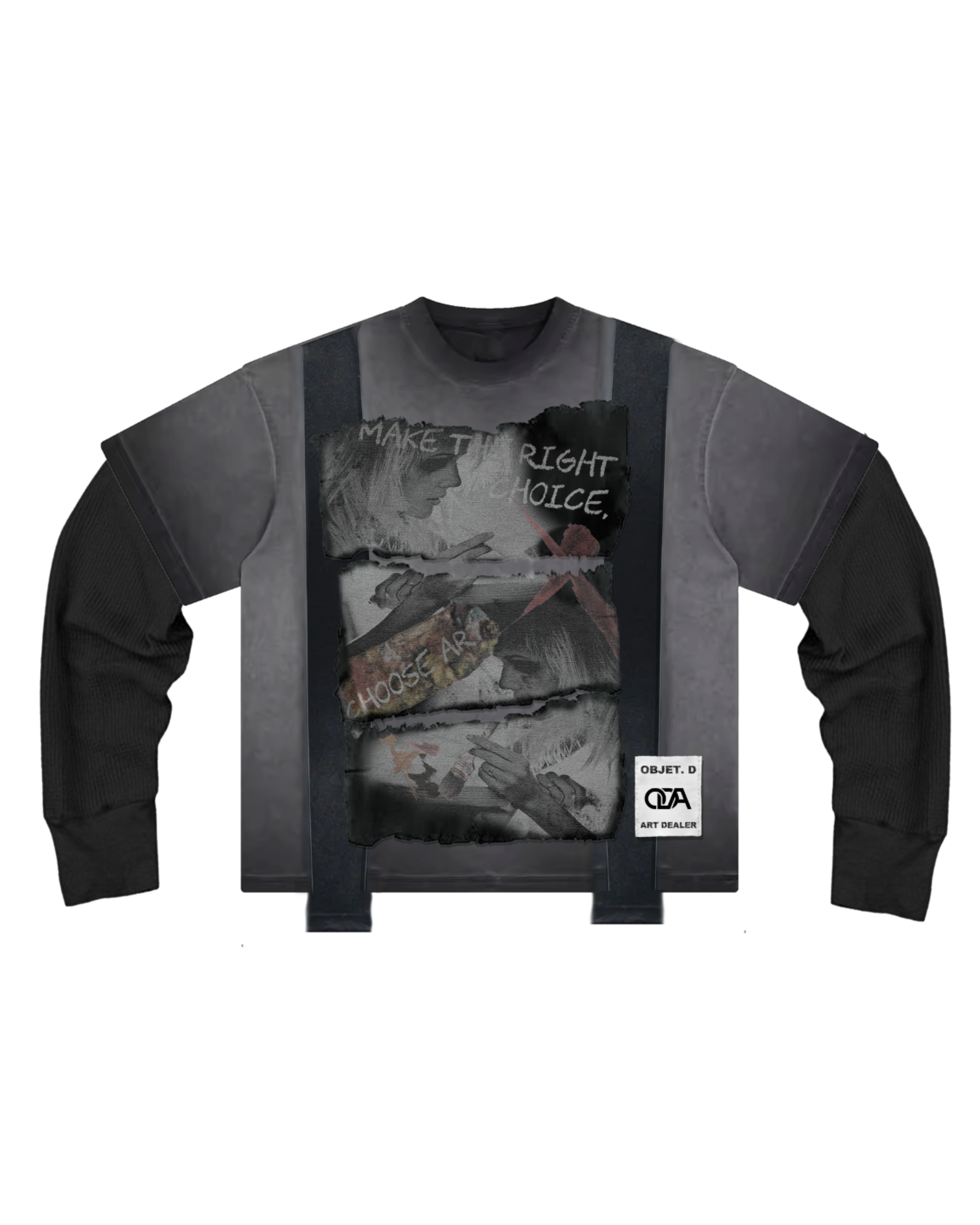 HOF PANEL DOUBLE- LAYERED TEE